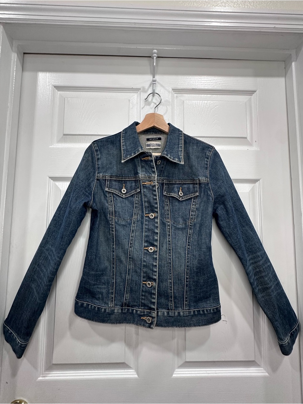 GAP Women's Dark Indigo Denim Jacket